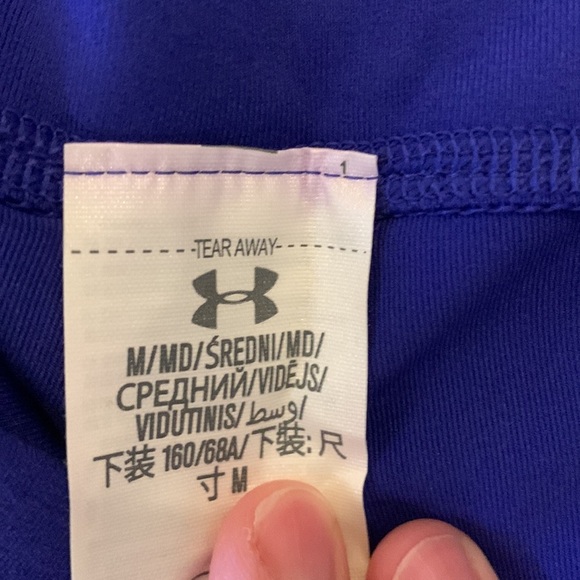 Blue under armour fitted leggings medium - NWT - Picture 4 of 6